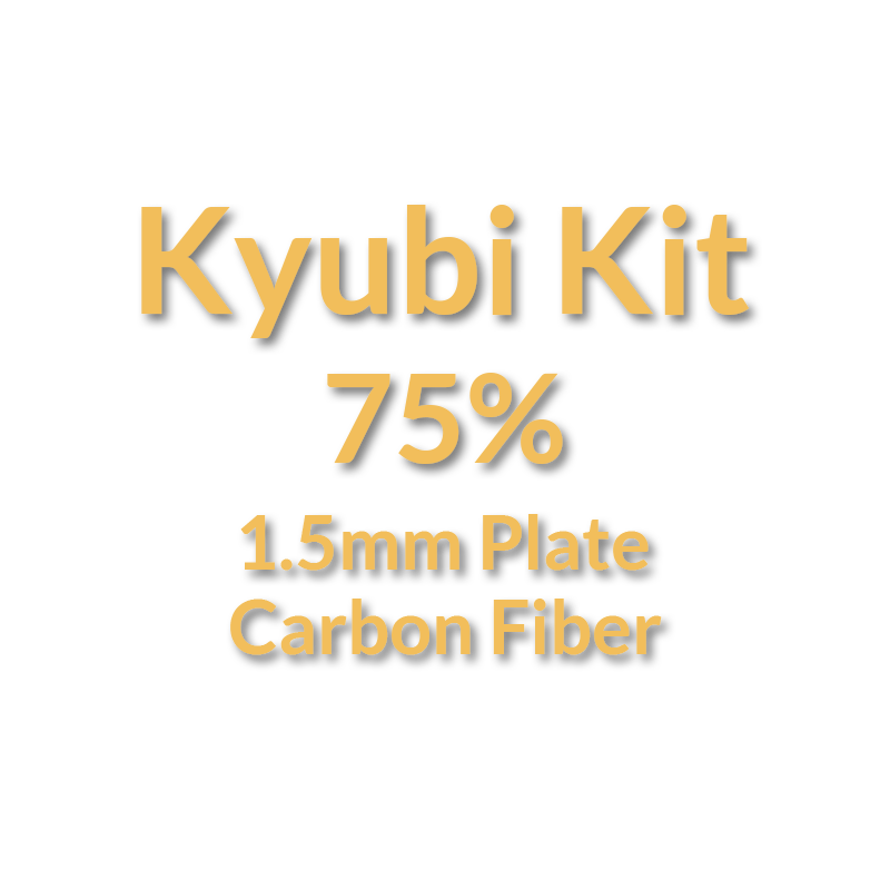 Kyūbi Kit Keyboard Extra Plate/PCB