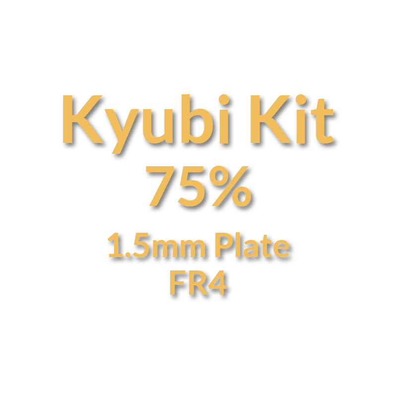 Kyūbi Kit Keyboard Extra Plate/PCB