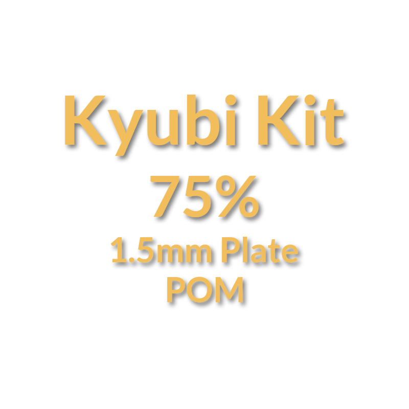 Kyūbi Kit Keyboard Extra Plate/PCB