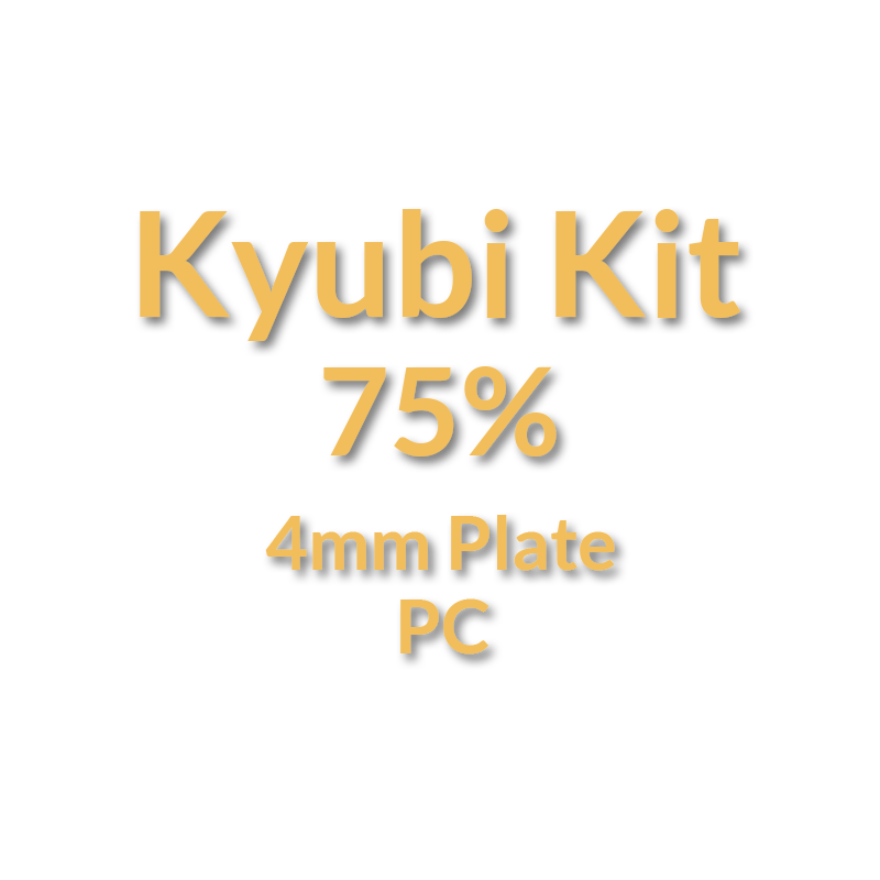 Kyūbi Kit Keyboard Extra Plate/PCB