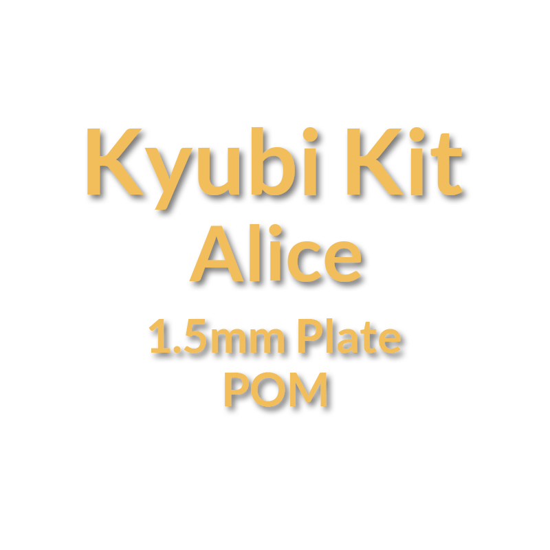 Kyūbi Kit Keyboard Extra Plate/PCB