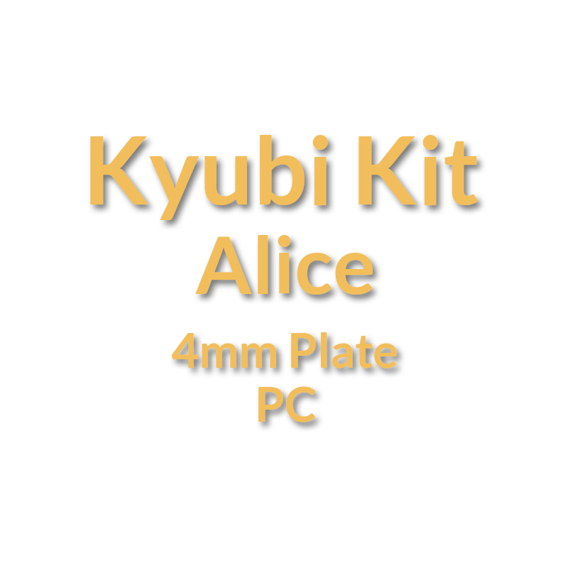 Kyūbi Kit Keyboard Extra Plate/PCB